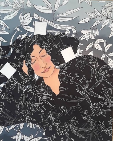 Paper Doll Portrait #42 -
